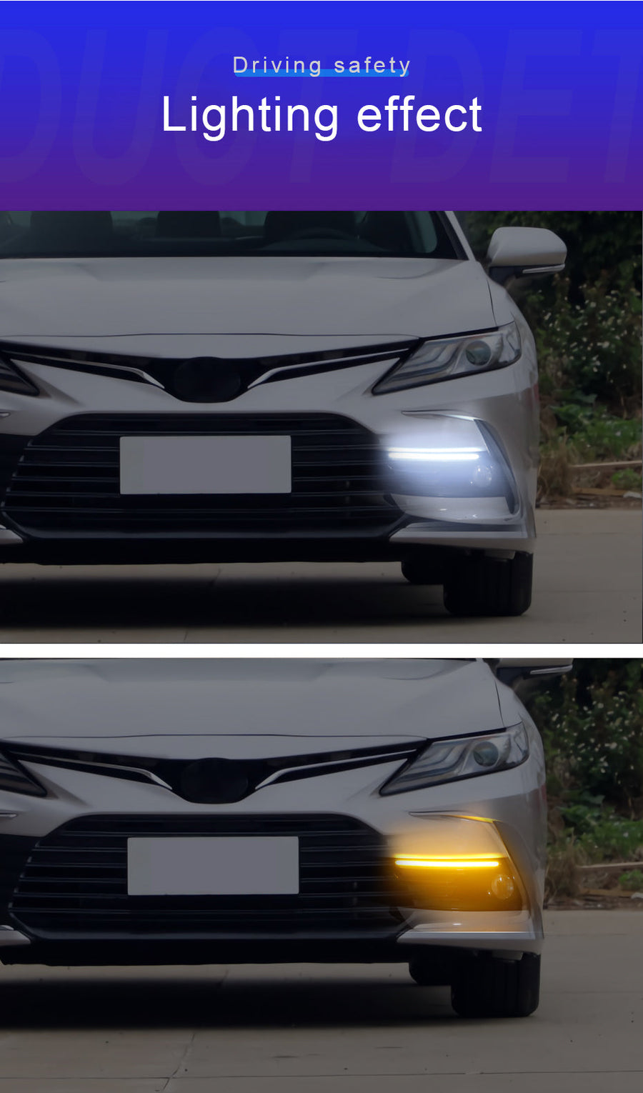 2Pcs Waterproof Car Turn Signal LED Light Strip - Image 3