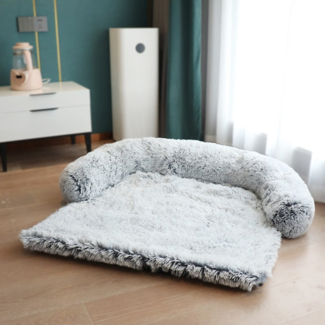 Large Pet Plush Sofa Cover Bed - Image 6