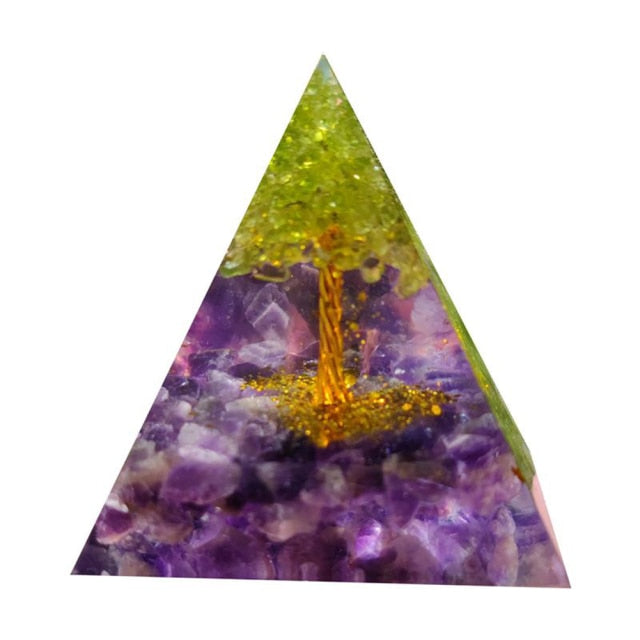 Creative Natural Crystal Universe Energy Pyramid - Image 25