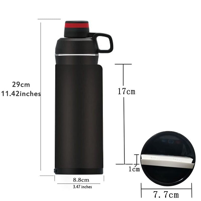 Hidden Pocket Water Bottle Thermos - Image 5