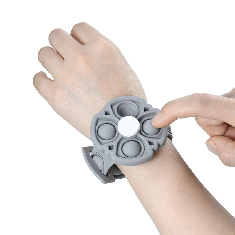 Kids Pop Play Fidget Spinner Bracelets - Image 5