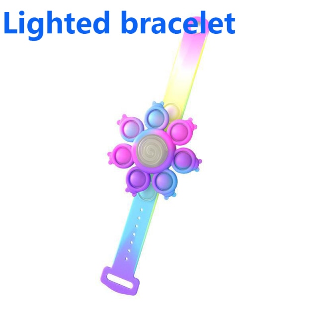 Kids Pop Play Fidget Spinner Bracelets - Image 11
