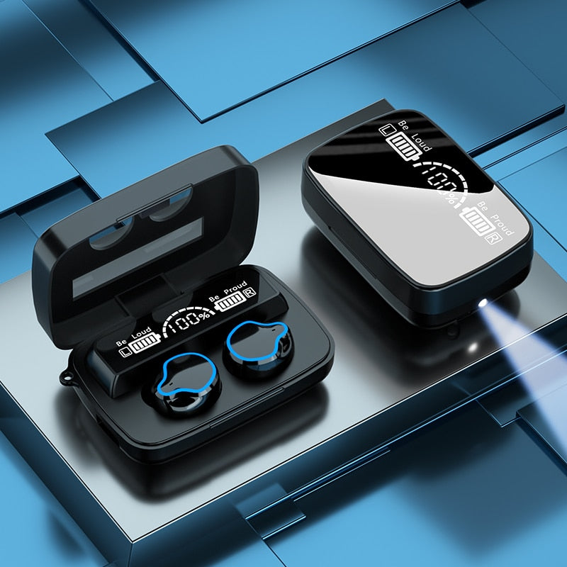 Flashlight Charging Case Wireless Noise Cancelling Earbuds - Image 0