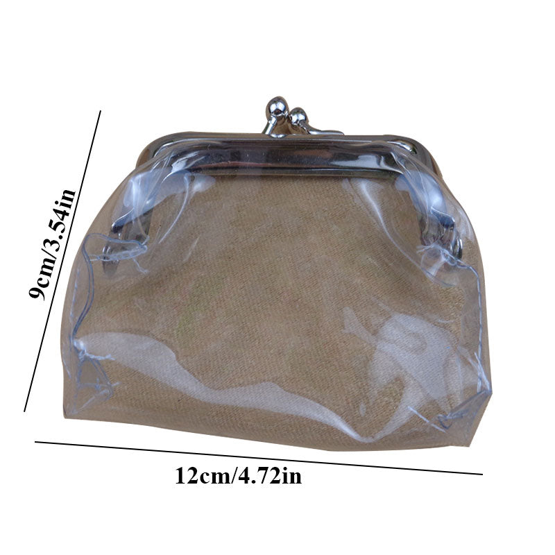 Transparent Minimalist Iron Mouth Purse - Image 4