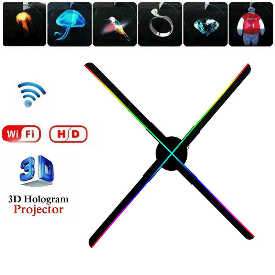 3D Holographic Wifi Projector Fan - Image 1