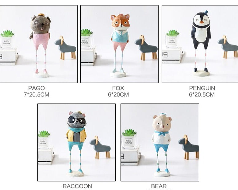 Creative Cute Animal Figurines - Image 7