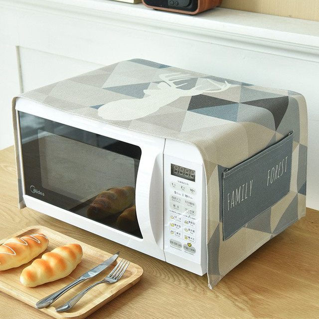 Artsy Microwave Cotton Cover Organizer - Image 1