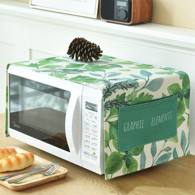 Artsy Microwave Cotton Cover Organizer - Image 6
