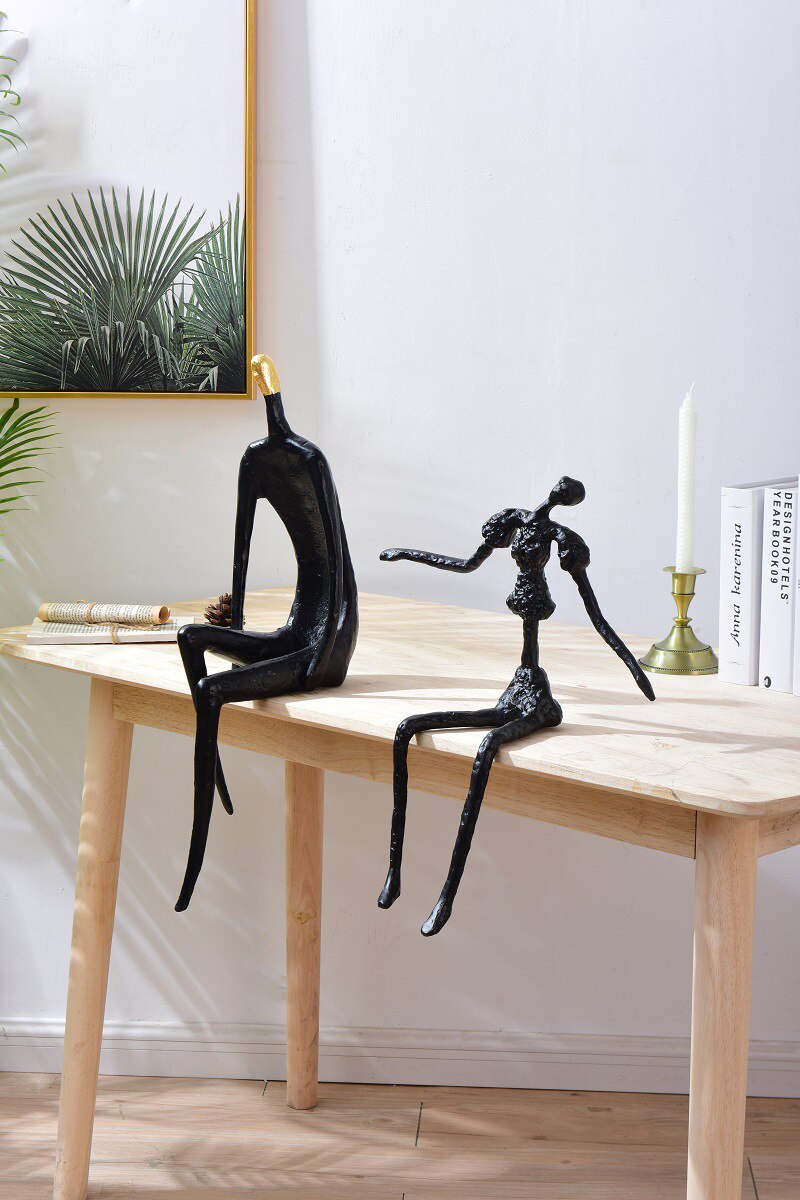 Modern Abstract Metal Home Decor Figures - Image 5