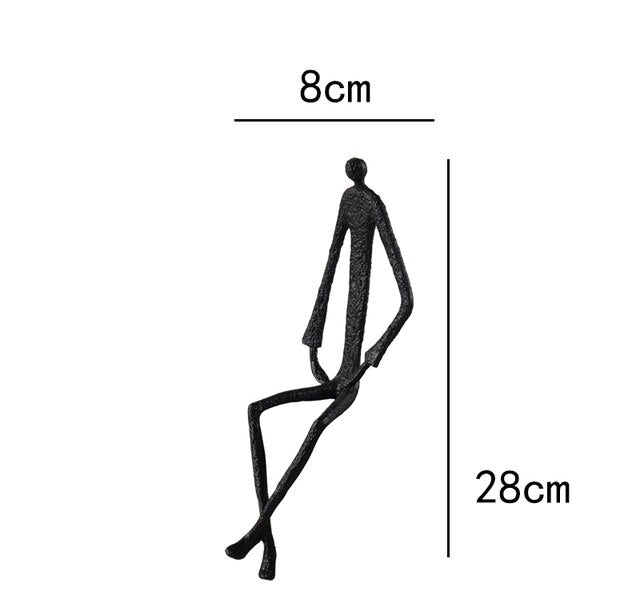 Modern Abstract Metal Home Decor Figures - Image 11