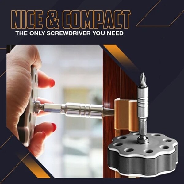 Portable Pocket Size Ratchet Screwdriver Set - Image 2