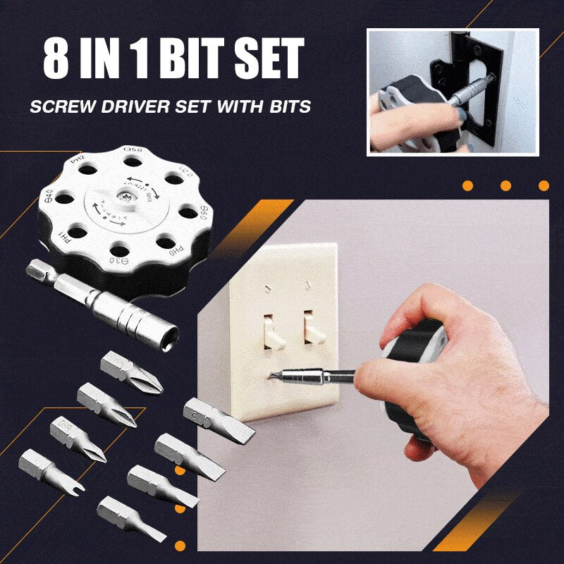 Portable Pocket Size Ratchet Screwdriver Set - Image 0