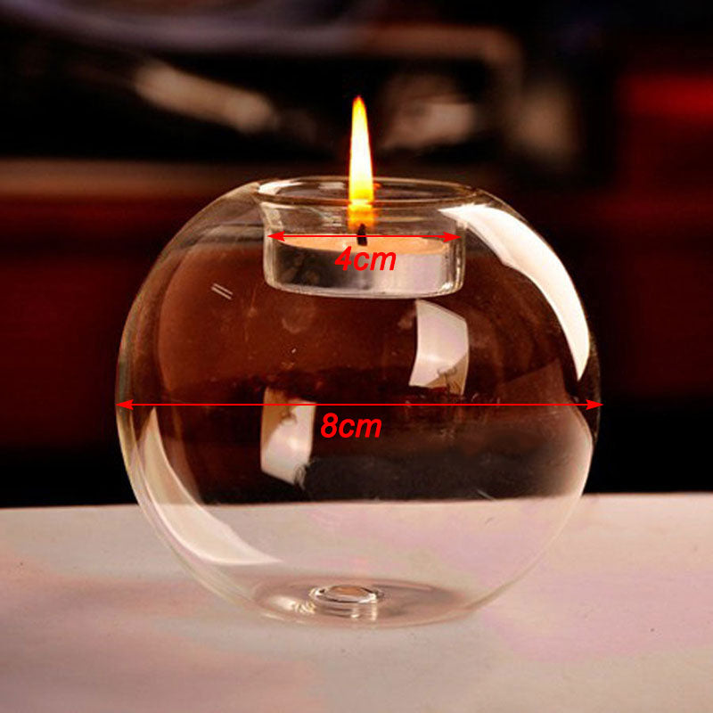 European Elegant Crystal Glass Candle Holder - Image 5