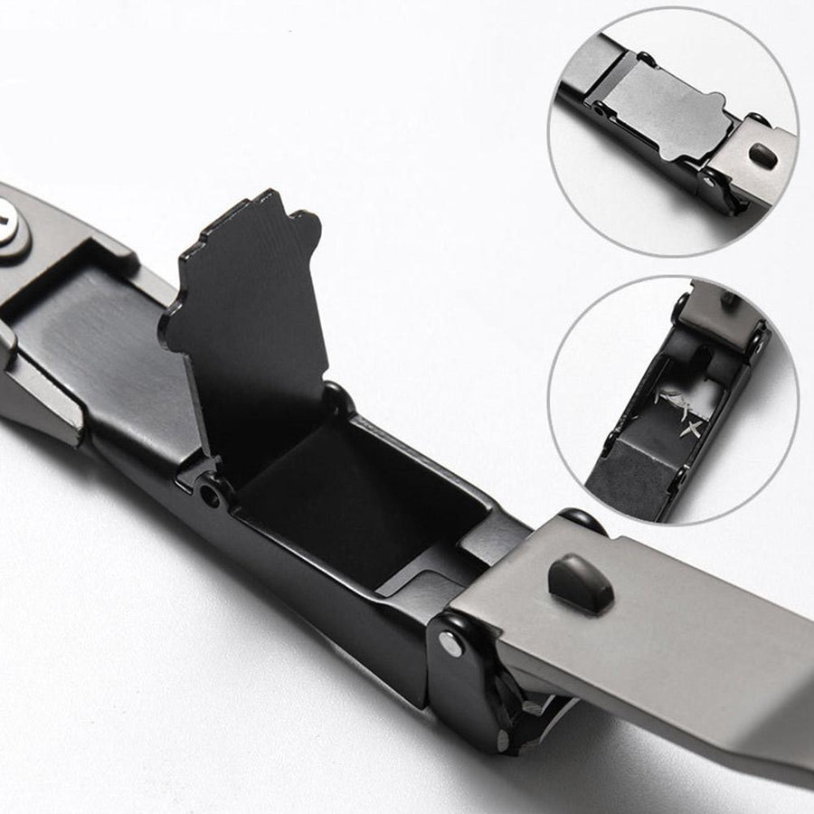 Stainless Steel Nail Cutter with Storage - Image 3