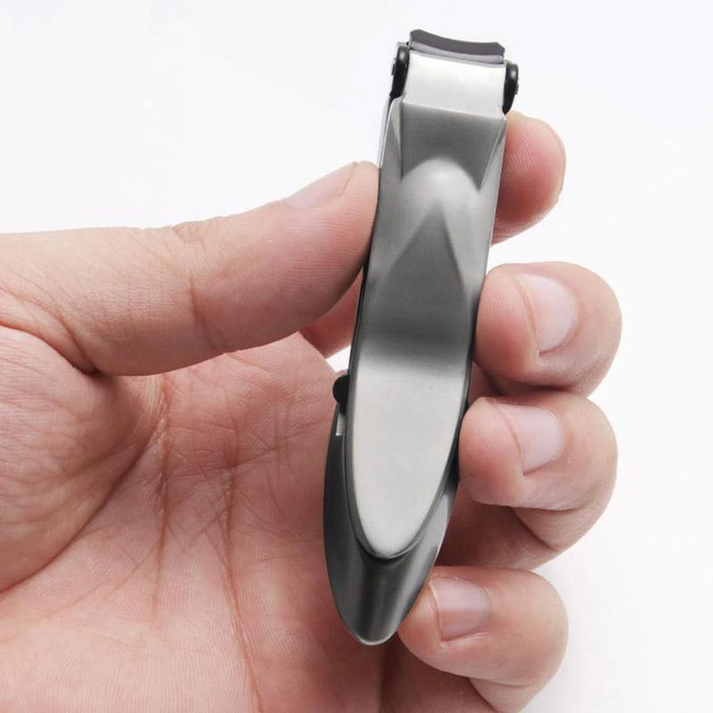 Stainless Steel Nail Cutter with Storage - Image 5