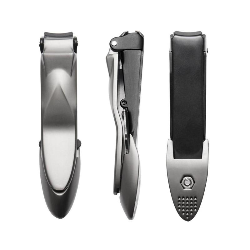 Stainless Steel Nail Cutter with Storage - Image 4
