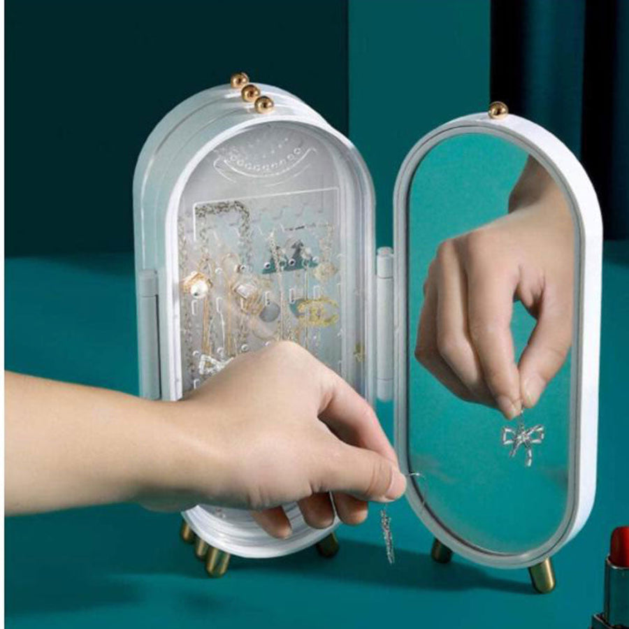 Elegant Foldable Jewelry Organizer Stand - Image 4