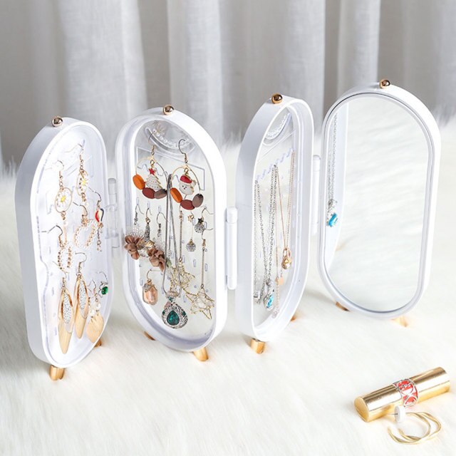 Elegant Foldable Jewelry Organizer Stand - Image 5