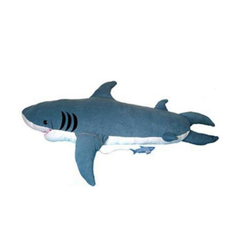 Bite Me Shark Giant Shark Plush Sleeping Bag Toy - Image 3