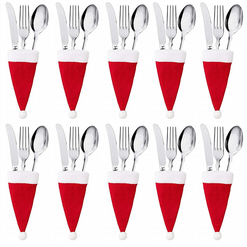 Christmas Silverware Holder Set - Image 1