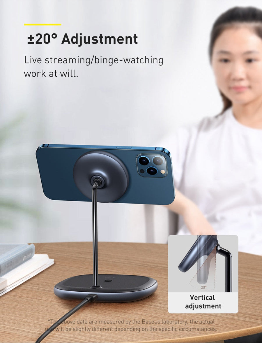 Magnetic Wireless Charger Phone Stand - Image 8