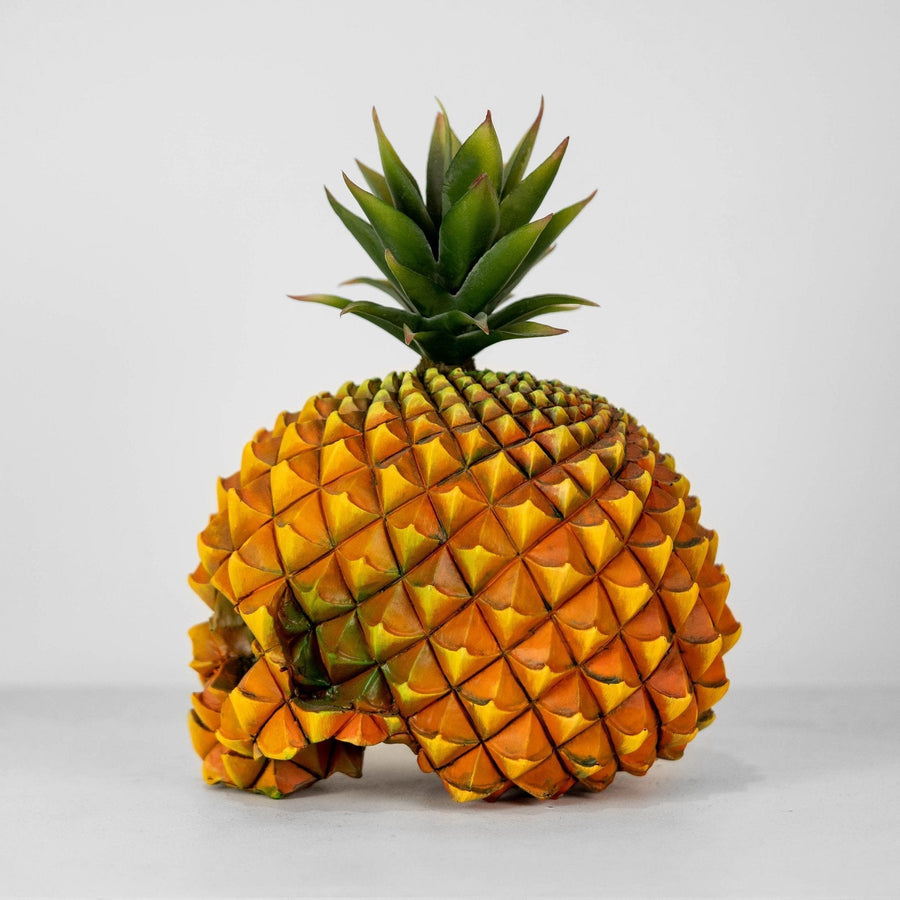 Creative Resin Gothic Pineapple Skull Statue - Image 2