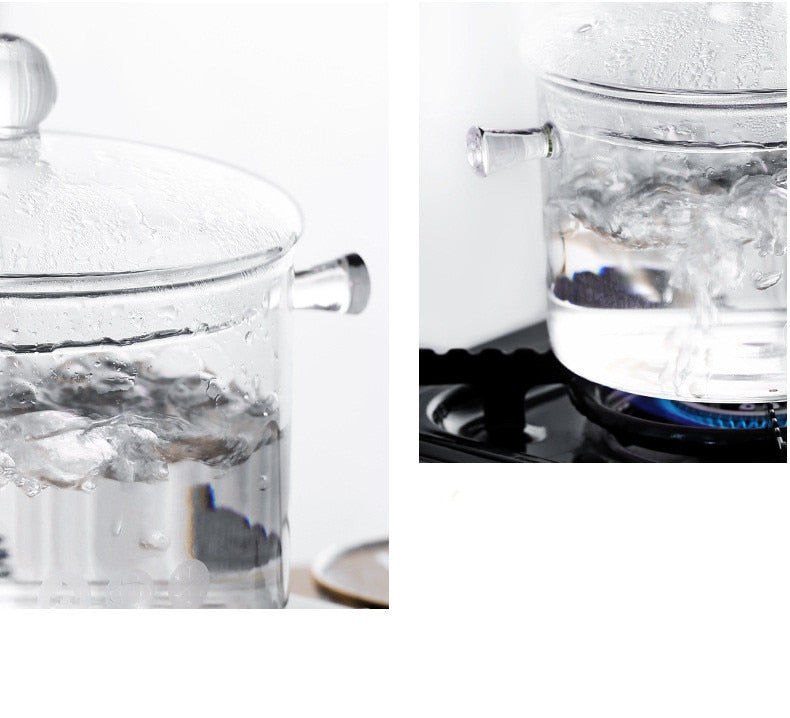 Transparent Glass Heat-Resistant Soup Pot - Image 8