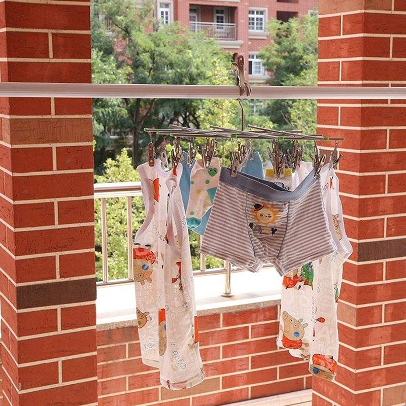 Foldable Laundry Dryer Hanger - Image 3