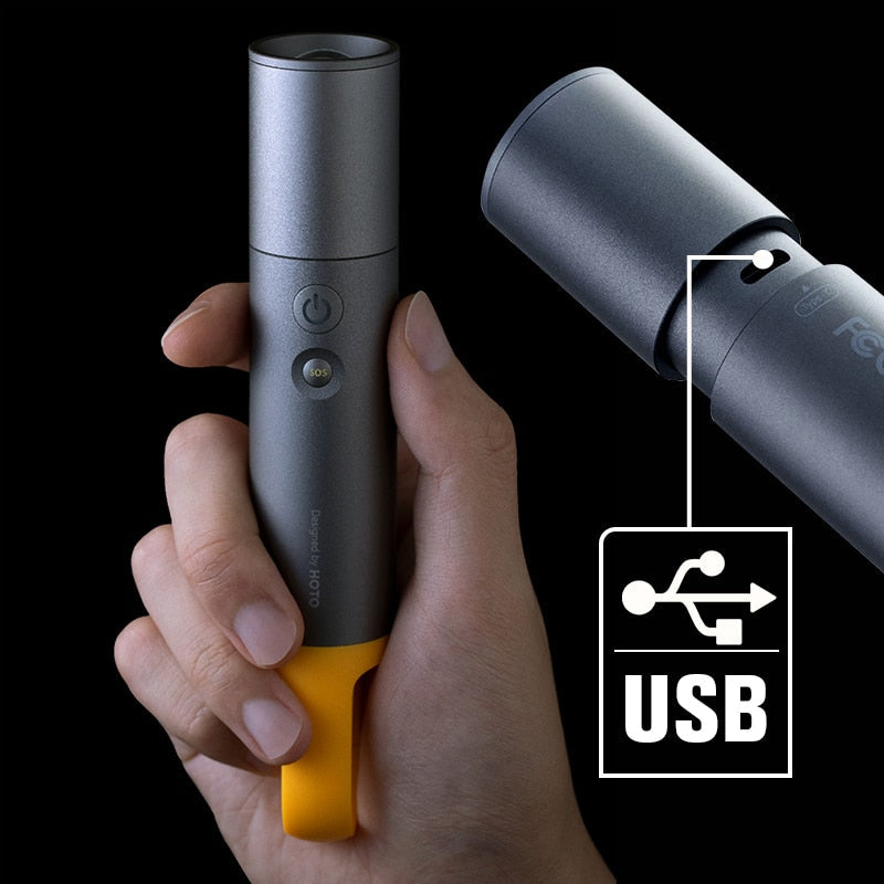 Ultra Bright Mini Camping Zoomable Flashlight - Image 2