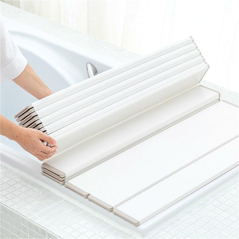 Creative Foldable Anti-Dust Bathtub Cover Tray - Image 2