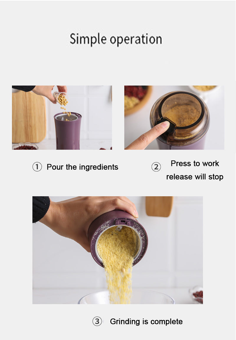 Electric Powerful Mini Coffee Bean Grinder - Image 3