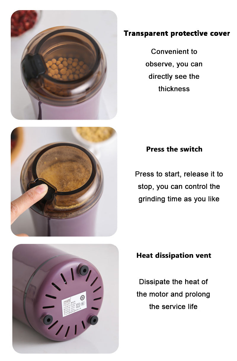 Electric Powerful Mini Coffee Bean Grinder - Image 4