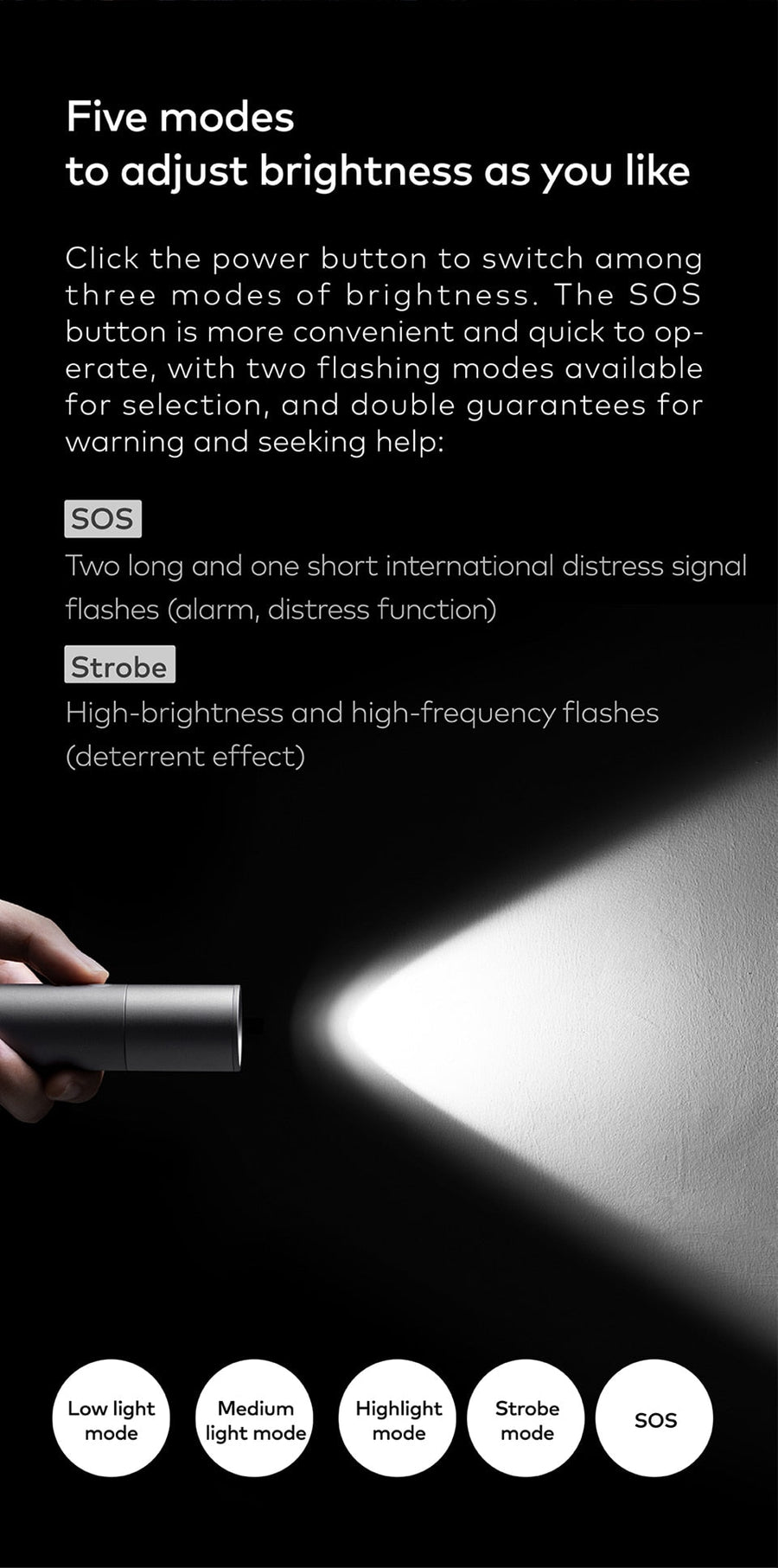 Ultra Bright Mini Camping Zoomable Flashlight - Image 8