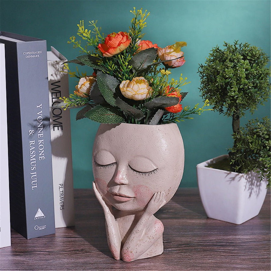 Nordic Women's Peace Flower Pot - Image 2