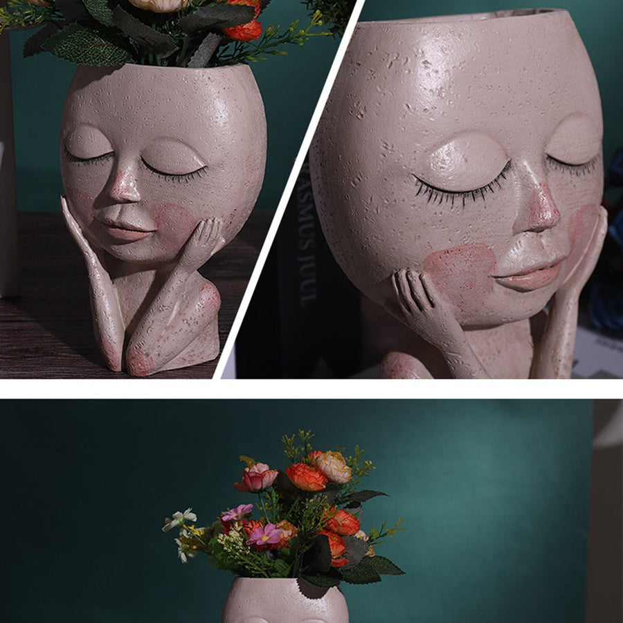 Nordic Women's Peace Flower Pot - Image 1
