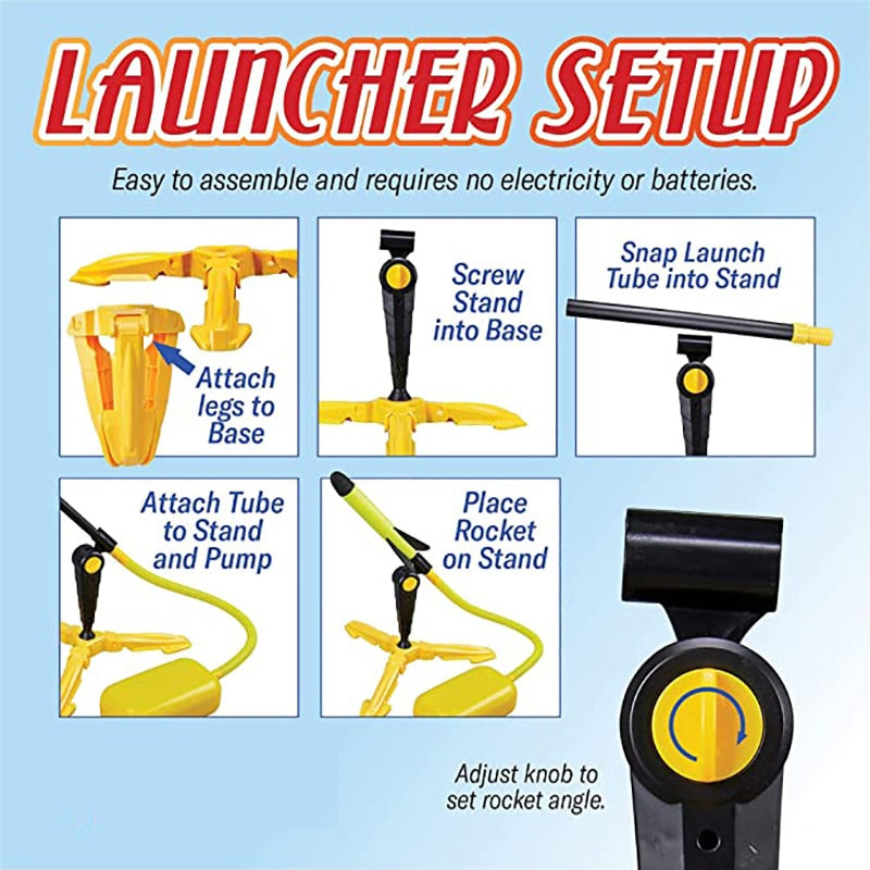 Air Pump Foam Rocket Launcher - Image 5