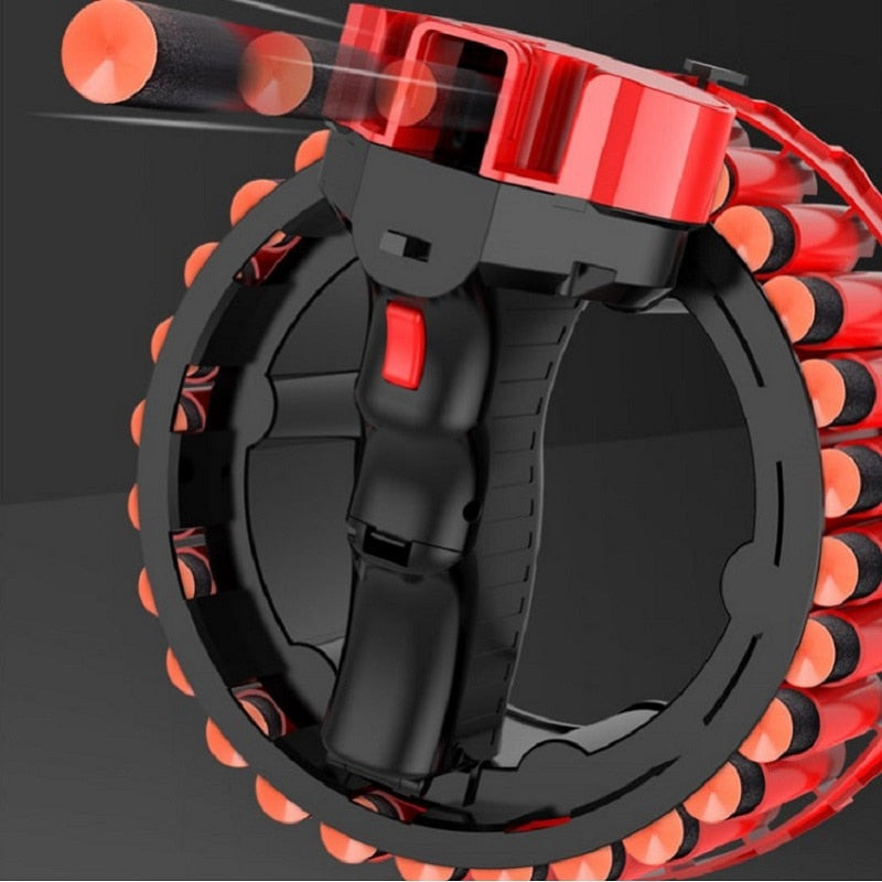 Electric Foam Bullet Firing Ring Gun Toy - Image 1