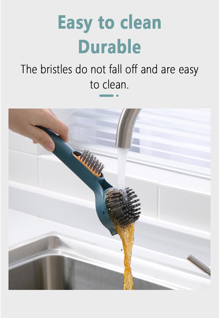 2in1 Long Handle Dish Brush - Image 2