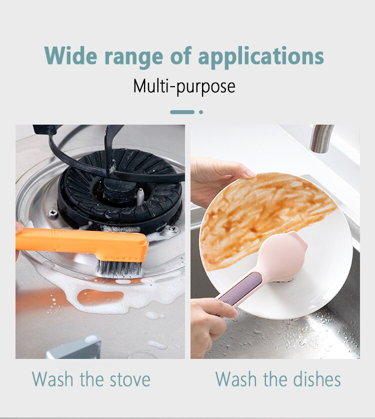 2in1 Long Handle Dish Brush - Image 16