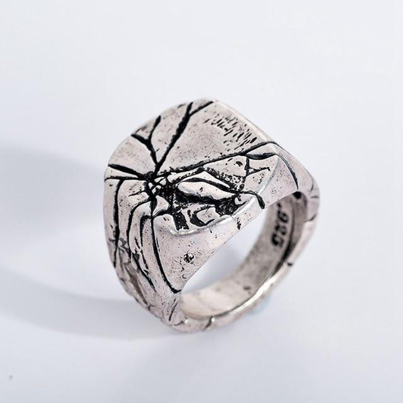 Retro Gothic Broken Rock Ring - Image 0