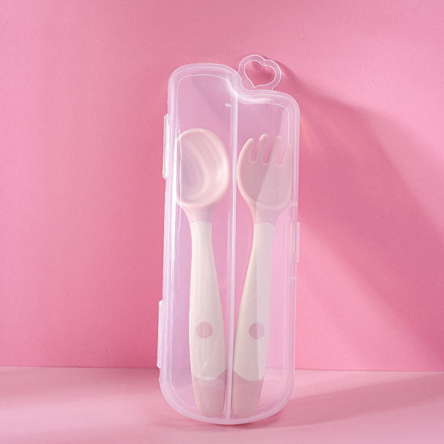 Bendable Baby Spoon Fork Set - Image 4