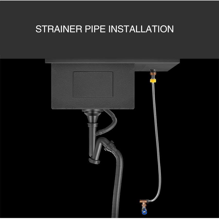 Elegant Black Nano Smart Kitchen Sink - Image 10