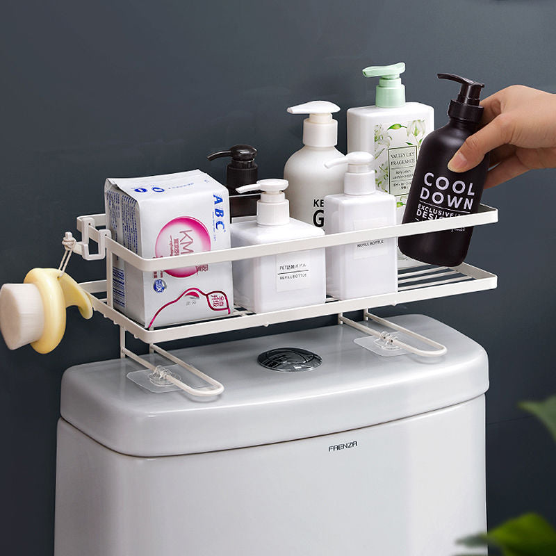 Bathroom Punch-Free Hanging Storage Rack - Image 1