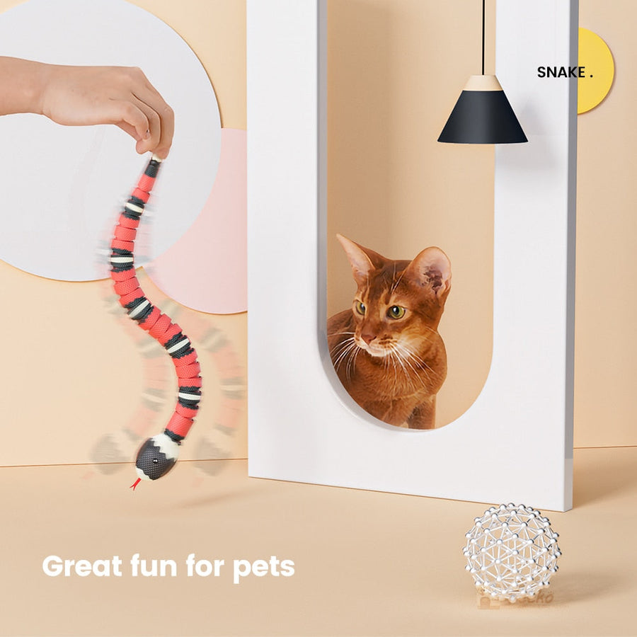 Smart Sensing Snake Interactive Cat Toy - Image 3