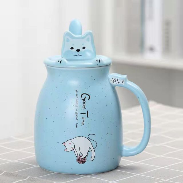 Cute Cartoon Kitty Mug Set - Image 15
