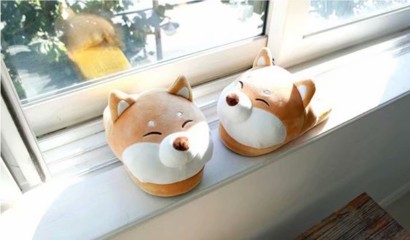 Cute Cartoon Puppy Cozy Indoor Slippers - Image 4