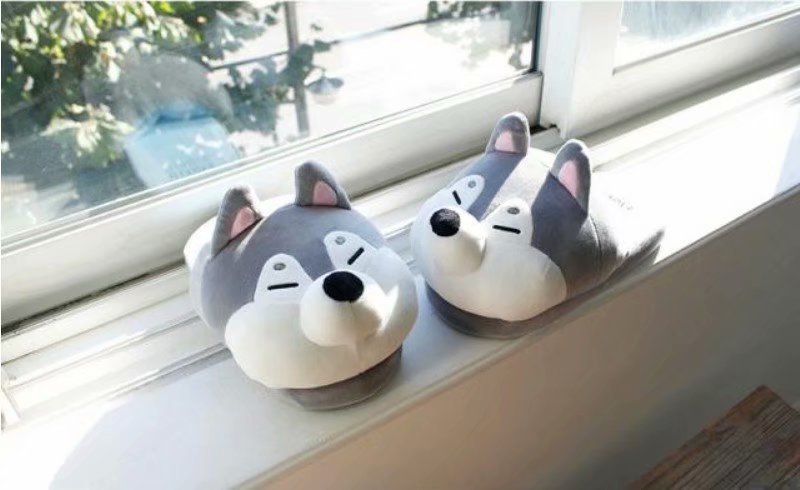 Cute Cartoon Puppy Cozy Indoor Slippers - Image 6