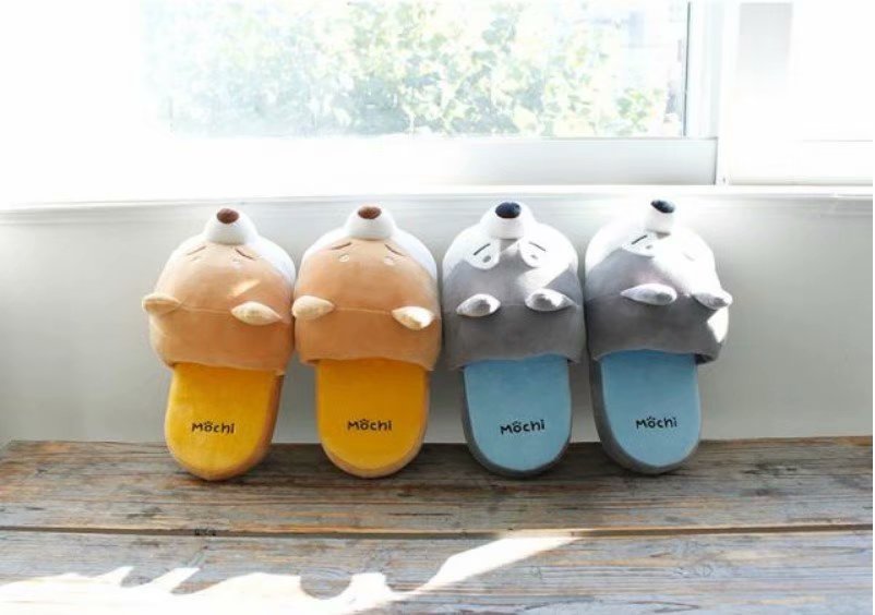 Cute Cartoon Puppy Cozy Indoor Slippers - Image 5