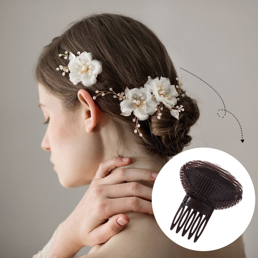 Fluffy Hair Bun Clip - Image 3