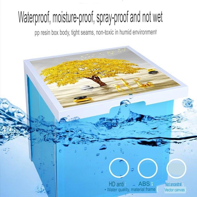 Wall-mounted Waterproof Bathroom Rack Clothes Cabinet - Image 1
